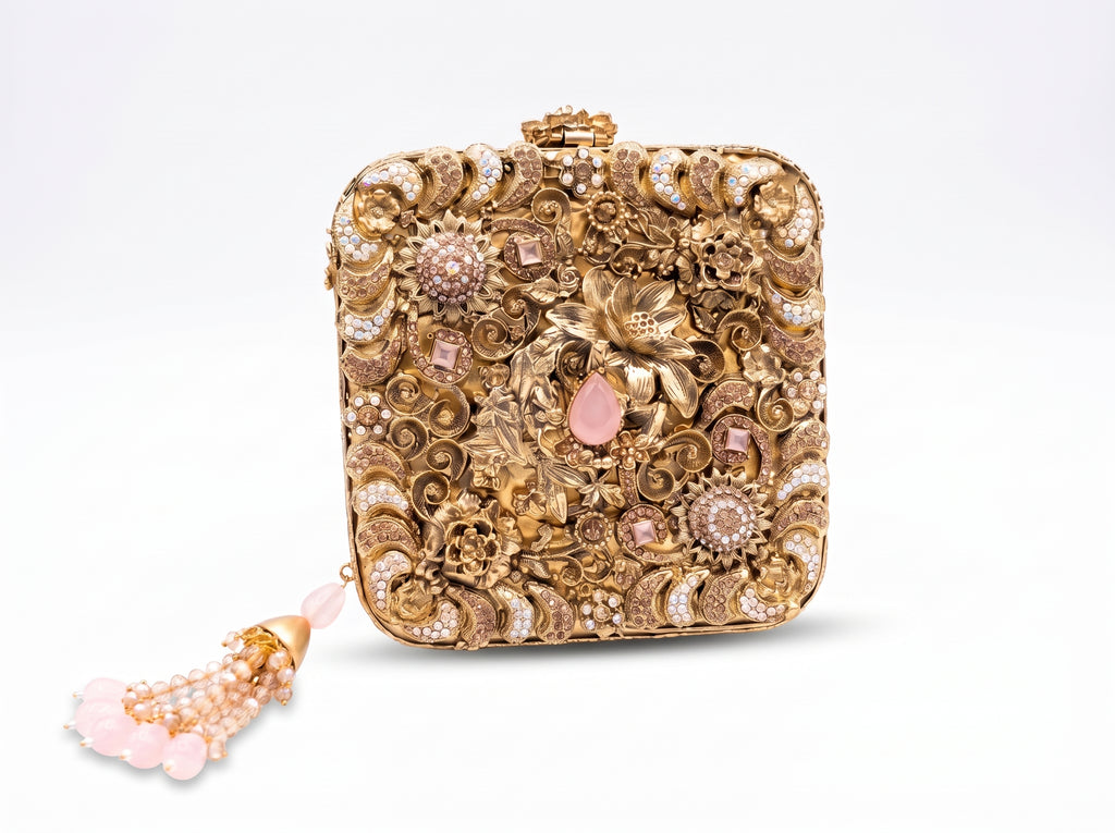 Lumière Crystal Embellished Clutch